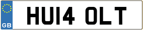 Truck License Plate